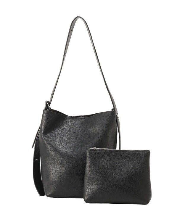 AMERICAN HOLIC 【2点SET】2WAYショルダーバッグinポーチ Black