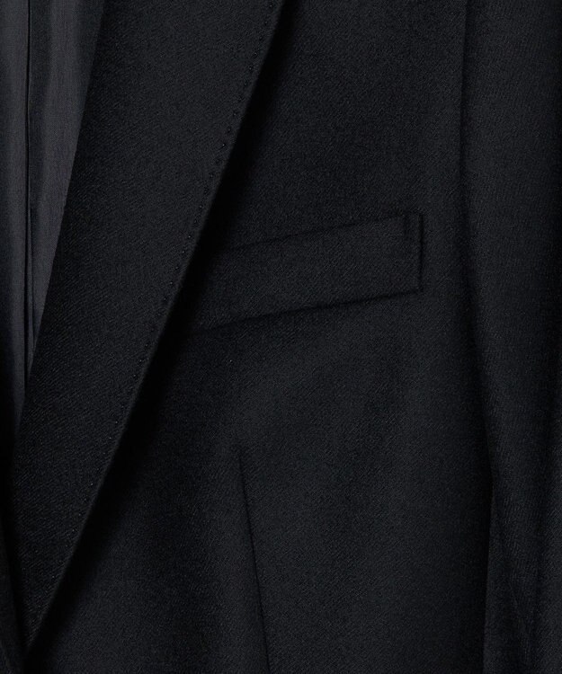 JOSEPH 【WEB&OUTLET限定】ハイカウントサキソニー　シングルブレストジャケット Black