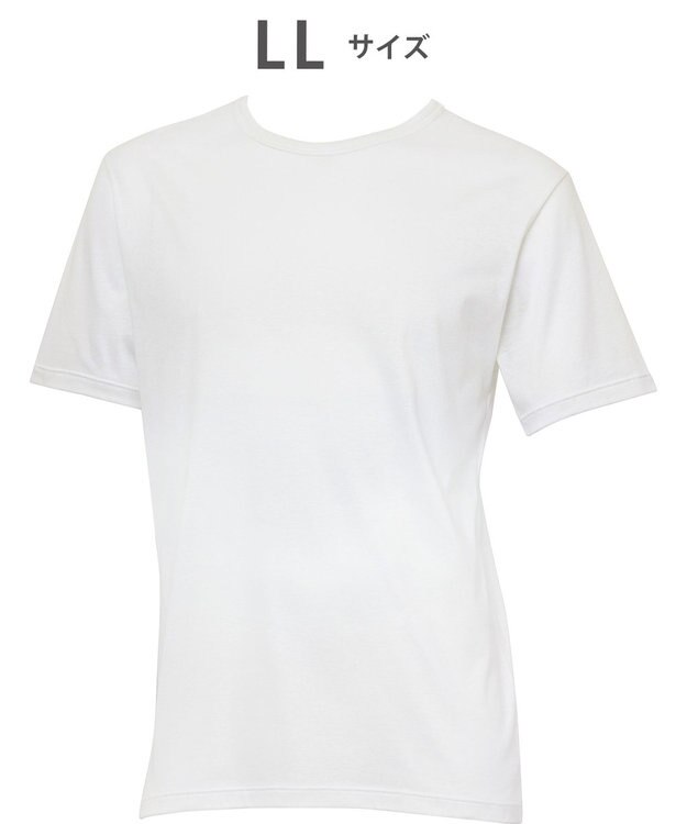 WACOAL MEN WACOAL MEN インナー 3分袖 オーガニックコットン100％ 通気性 吸汗速乾 抗菌防臭 クルーネック 肌着 メンズ WL5024 /ワコールメン ホワイト