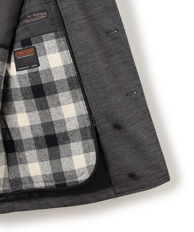 J.PRESS MEN アクティブウォームジャージ シティウォークコート ライトグレー系