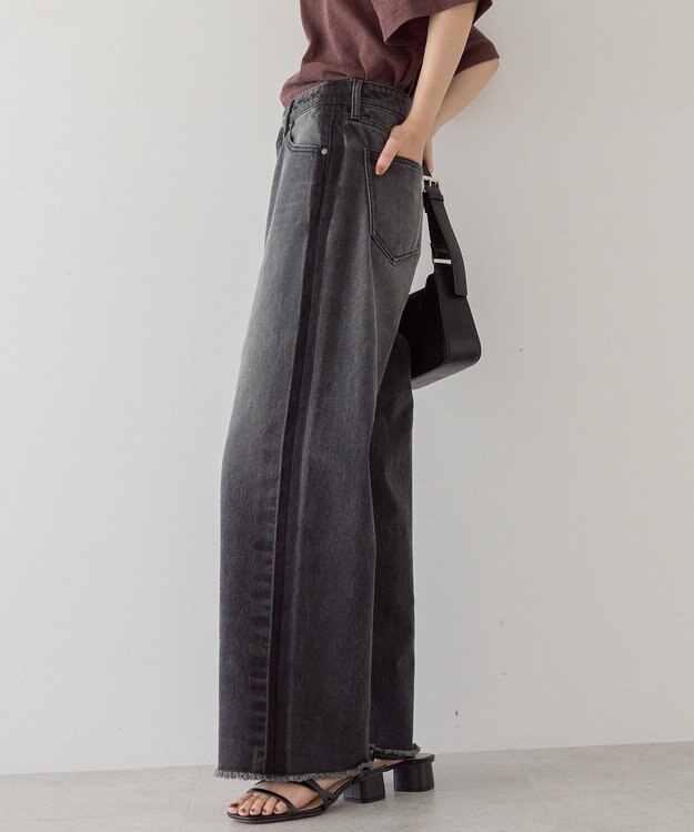 AMERICAN HOLIC サイドラインデニム Gray