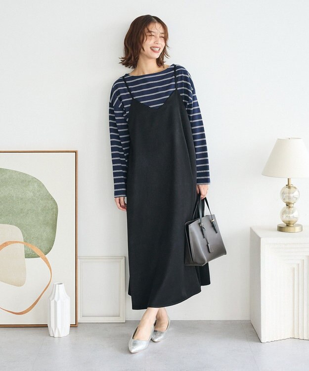 Green Parks 前後２ＷＡＹサテンキャミワンピース