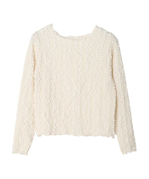 Green Parks ・ＲＡＹ　ＣＡＳＳＩＮ　フクレジャカードプルオーバー Ivory