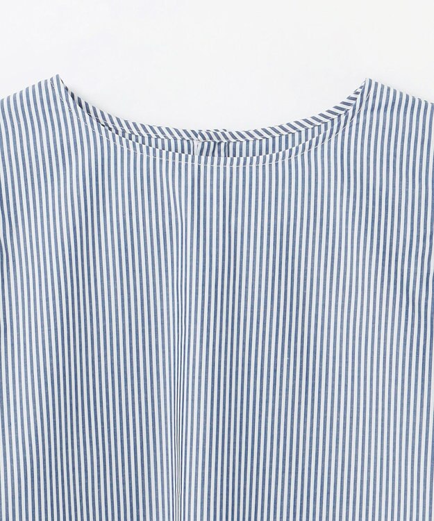 ANY 【抗菌防臭/速乾/手洗い可】エニィファンクション パフスリーブブラウス ブルーロンスト