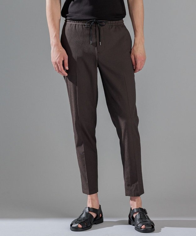 JOSEPH HOMME 【LEON 掲載】クールネスサッカー  /  PEGG EASY ブラウン系