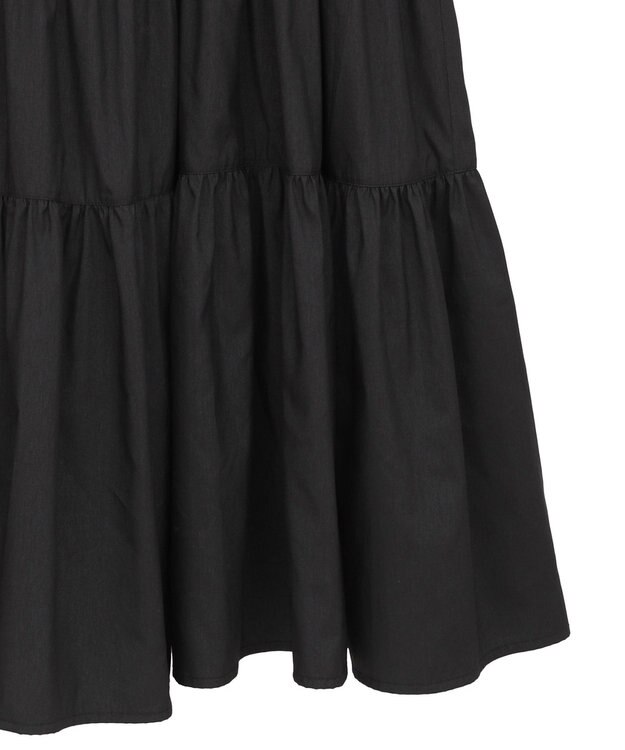 earth music&ecology ドロストシャーリングキャミワンピース Black