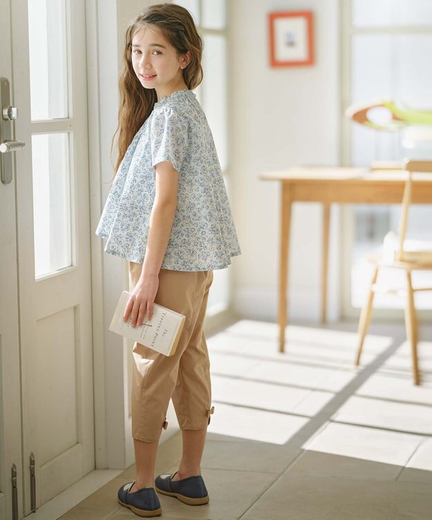 組曲 KIDS 【110-140㎝】サクラララ・ブラウス サックスブルー系5