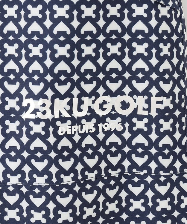 23区GOLF 【WOMEN】モノグラム ポケッタブルレインパンツ ネイビー系5