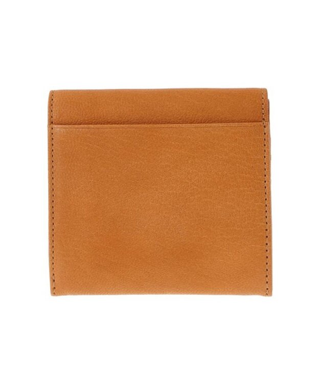 genten ゴートベーシック 二つ折りBOX財布 キャメル