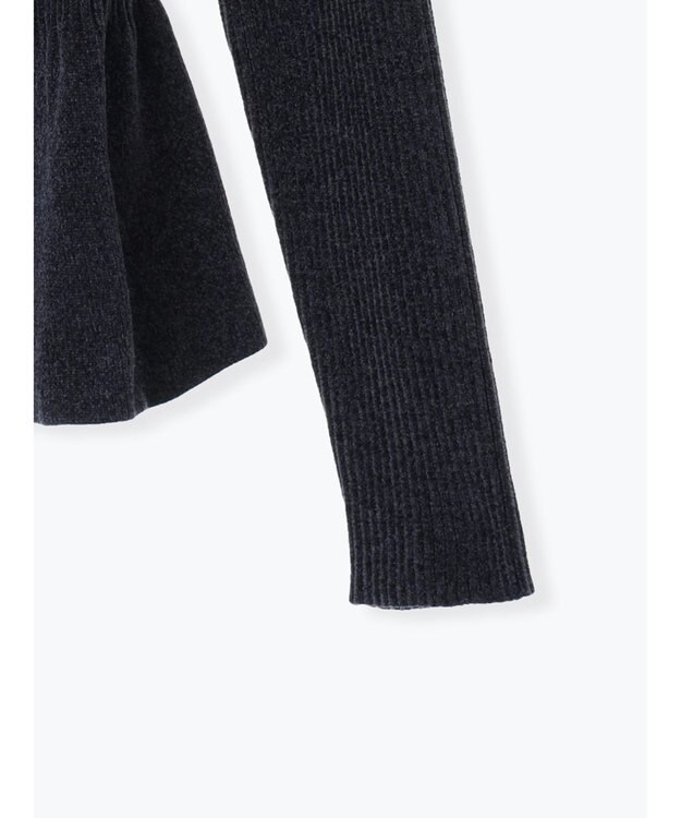 Te chichi モールペプラム2WAYニット チャコールグレー