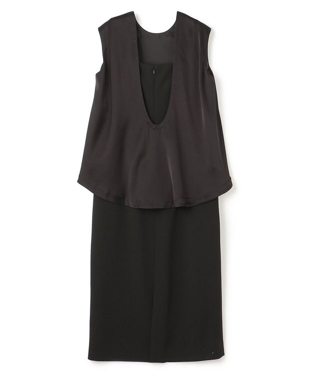 BEIGE， SARAH / ノースリーブドレス Black