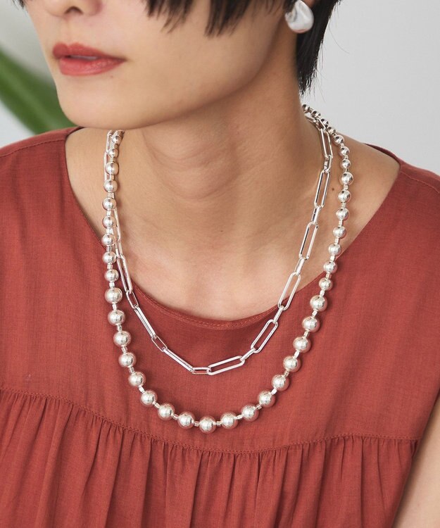 AMERICAN HOLIC 【3SET】マルチスタイルネックレス Silver