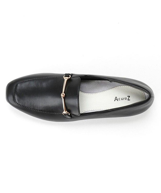 AcureZ ビットローファー「母趾にやさしいカジュアルタイプ」 ブラック