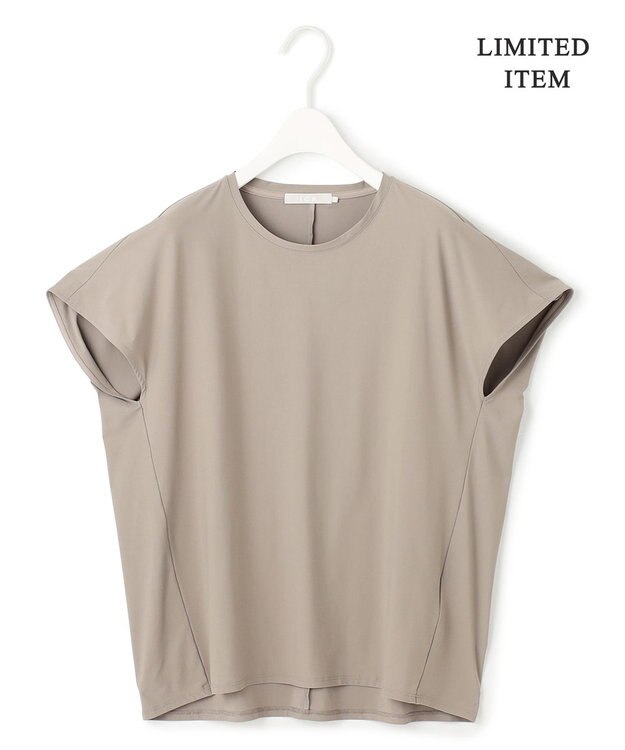 ICB 【WEB限定・接触冷感・UVカット・速乾】マットスキューバ 半袖プルオーバー クリームブラウン系