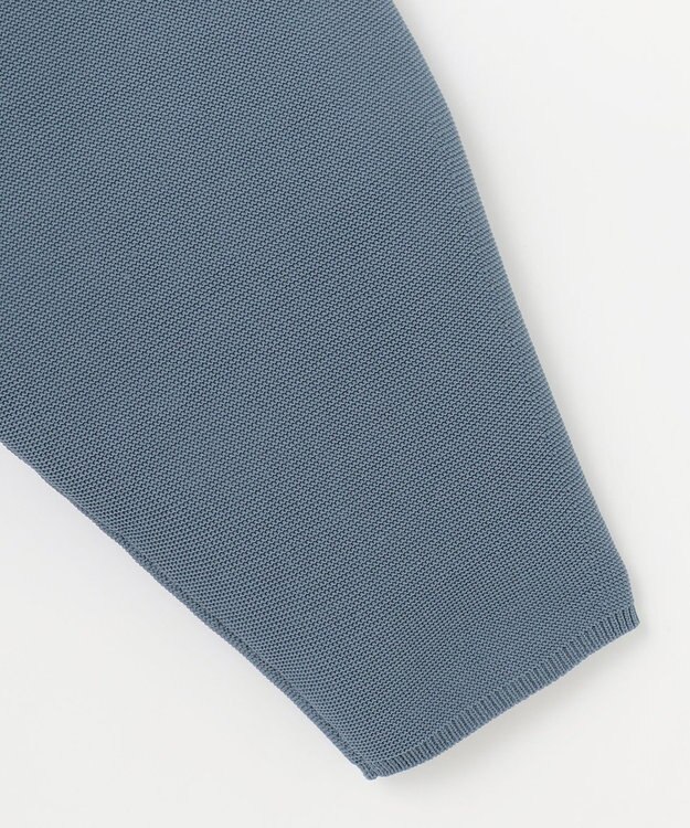 組曲 【WEB限定】スポンディッシュペプラム ニット サックスブルー系