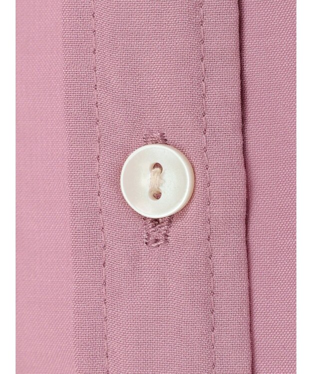 earth music&ecology シアーボーイズライクシャツ Pink