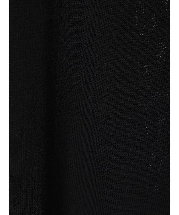 CRAFT STANDARD BOUTIQUE ＵＶカット接触冷感半袖ニットチュニック Black