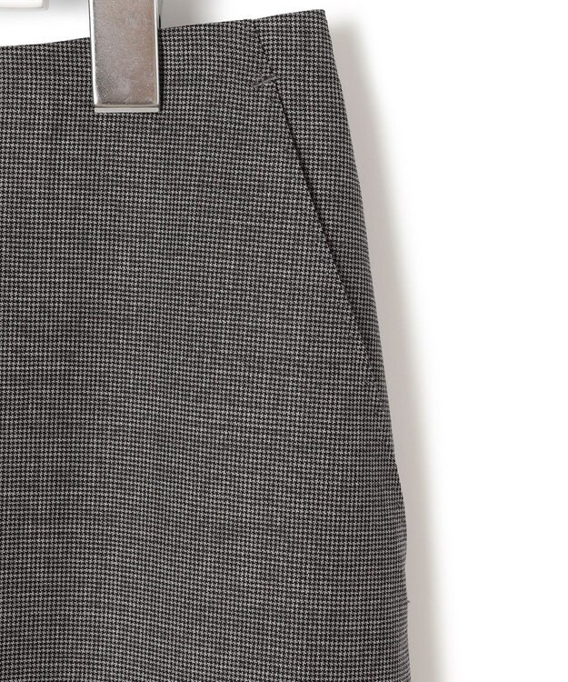 23区 【セットアップ対応】ラフィーネウール タイトスカート グレーミニチェック