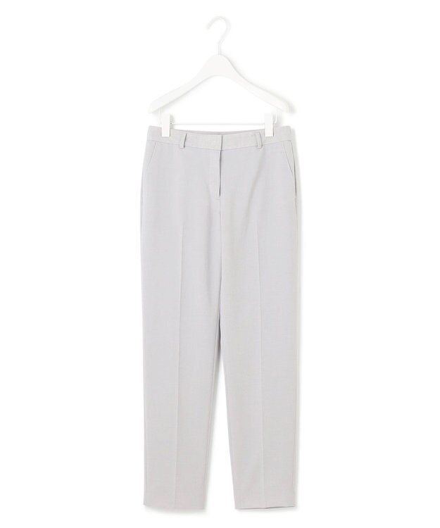 ICB L 【接触冷感・速乾・防シワ・洗える】 レーヨンライクトロ スティックパンツ ライトグレー系