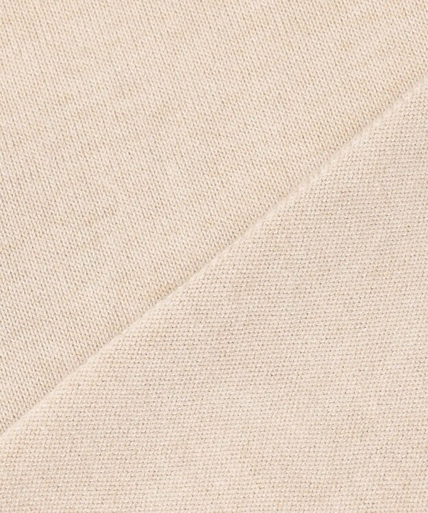 J.PRESS YORK STREET 【UNISEX】ANTI PILLING WOOL ニットポロシャツ アイボリー系