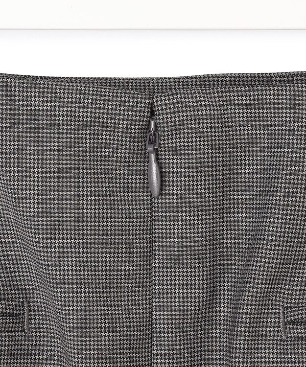 23区 【セットアップ対応】ラフィーネウール タイトスカート グレーミニチェック