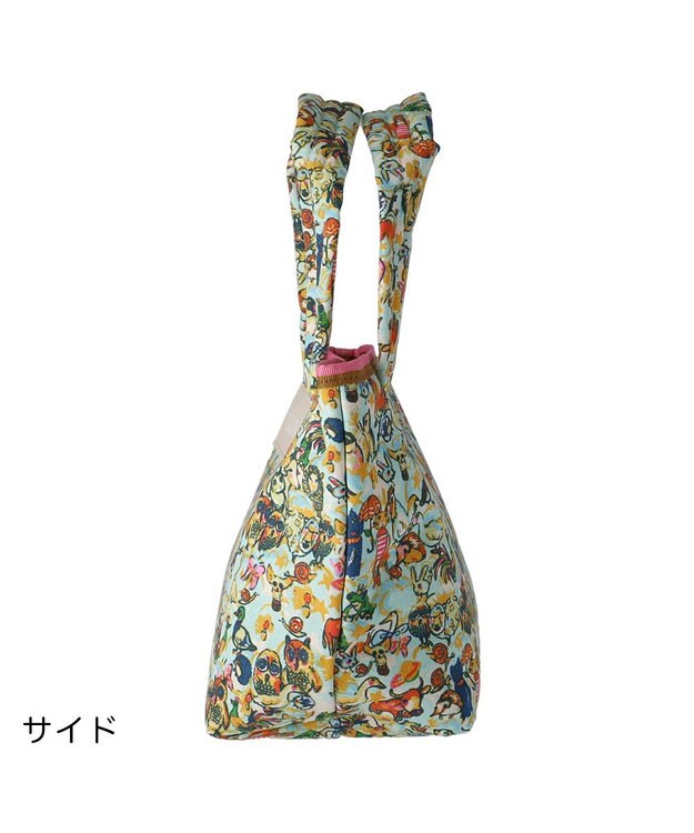 tsumori chisato CARRY 森のどうぶつたち ハンドバッグ 小サイズ ホワイト
