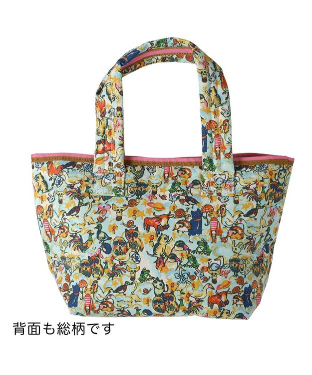 tsumori chisato CARRY 森のどうぶつたち ハンドバッグ 小サイズ ホワイト