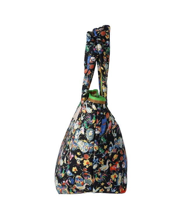 tsumori chisato CARRY 森のどうぶつたち ハンドバッグ 小サイズ ブラック