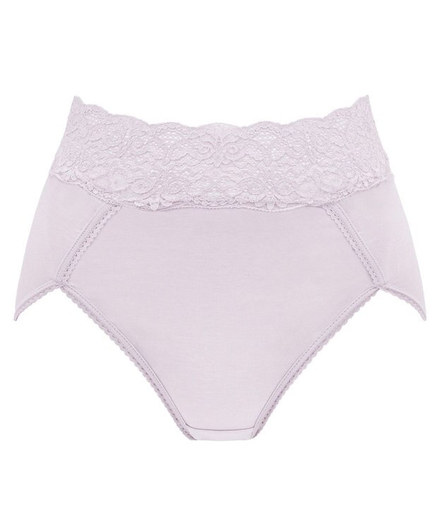 BRADELIS New York 【BRADELIS New York / 育尻・伸びる・綿混・深め】モモパンツ・ハイレグショーツ#303 シリーズ140万枚突破 補正ショーツ ライラック2