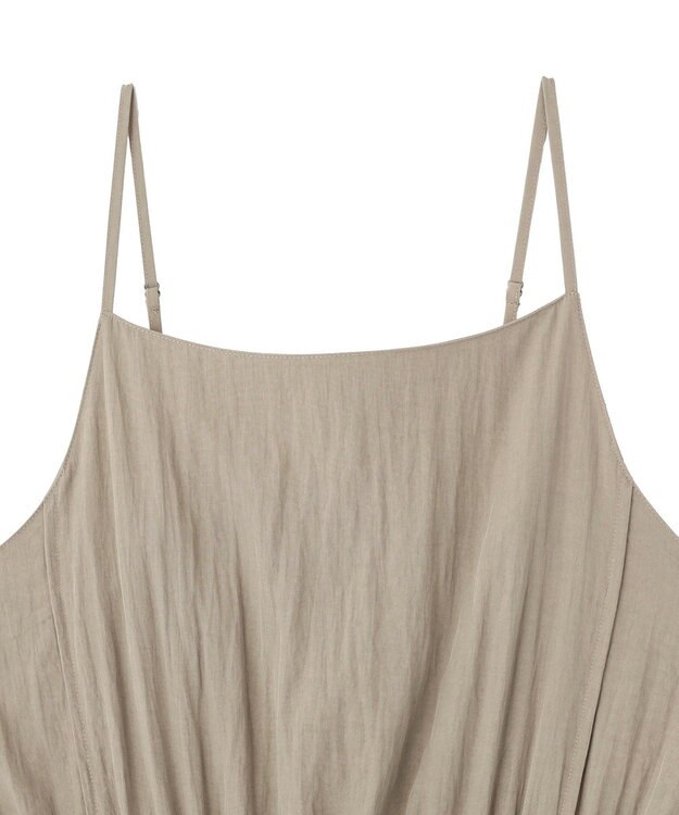 YECCA VECCA 【UVカット/遮熱/接触冷感】COOLカーゴキャミワンピース Charcoal Gray