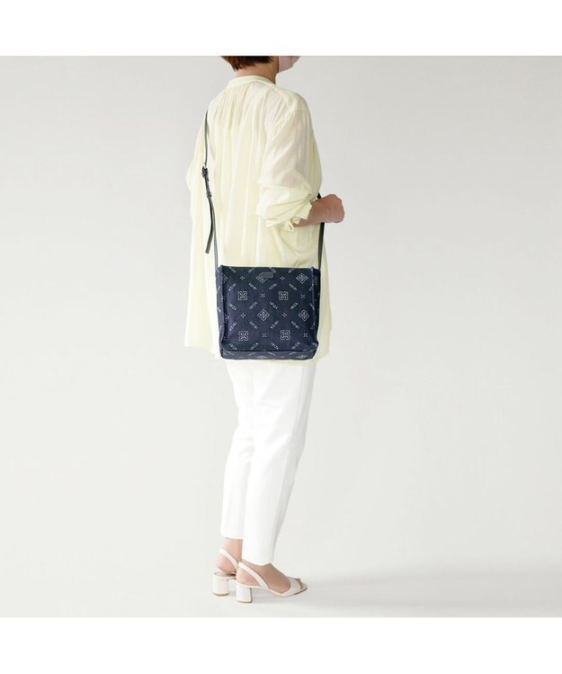 IBIZA アスール　ロゴデニム　ショルダーバッグ 水色