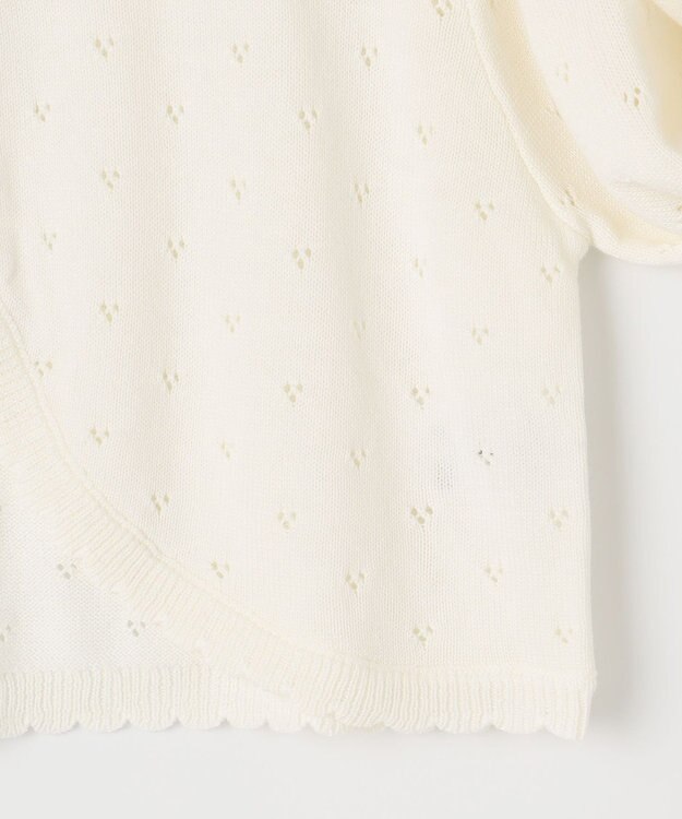 ANY KIDS 長袖 ボレロ オフホワイト