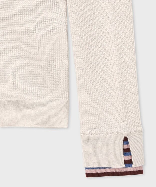 Paul Smith ハイゲージ タートルネック ニット エクリュ