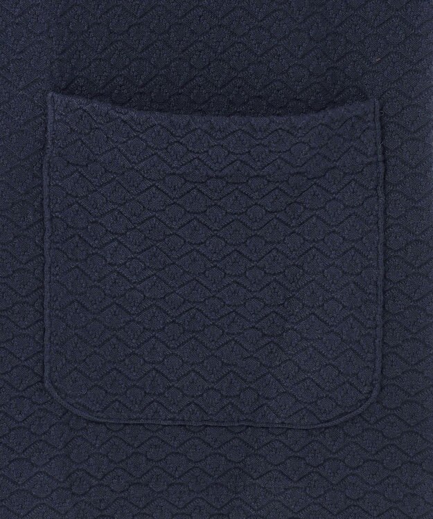 JOSEPH HOMME 新型【洗える】ヴィスコースリンクス 　ニットジャケット ネイビー系