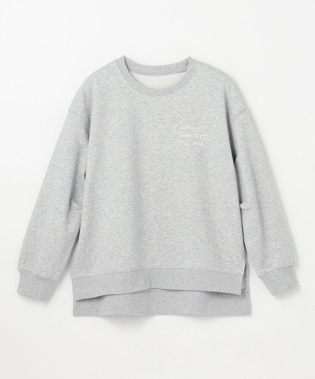 ANY ロゴスウェット ライトグレー