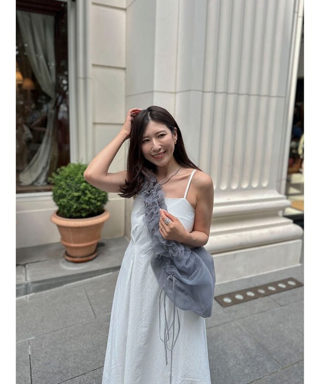 Green Parks バックデザインキャミワンピース Off White