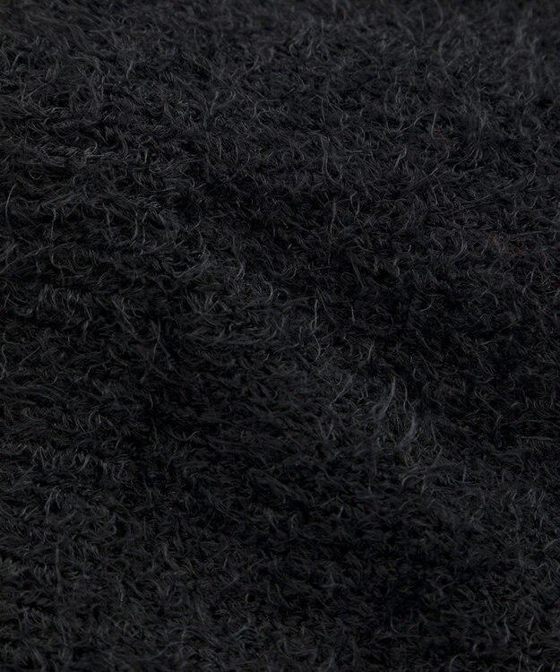 earth music&ecology フェザーUネックニットベスト Black