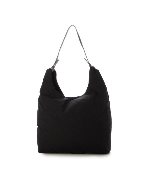 UNBILLION カシュカシュ cachecache / アニマルドローイング刺繍ナイロントート ブラック