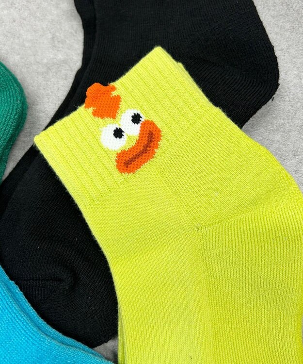 WEGO モンスターアンクルソックス イエロー