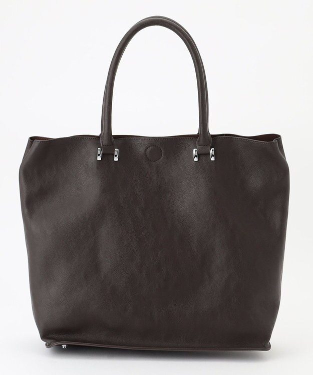 UNBILLION Otias アンティークタイプ合皮ビジネストート ダークブラウン