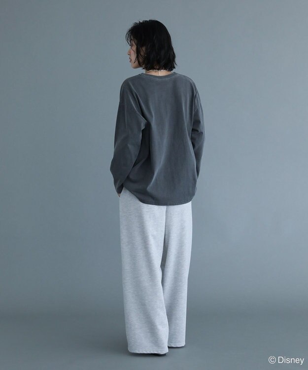 Green Parks VILLAINS/ピグメントプリント長袖Tシャツ Purple