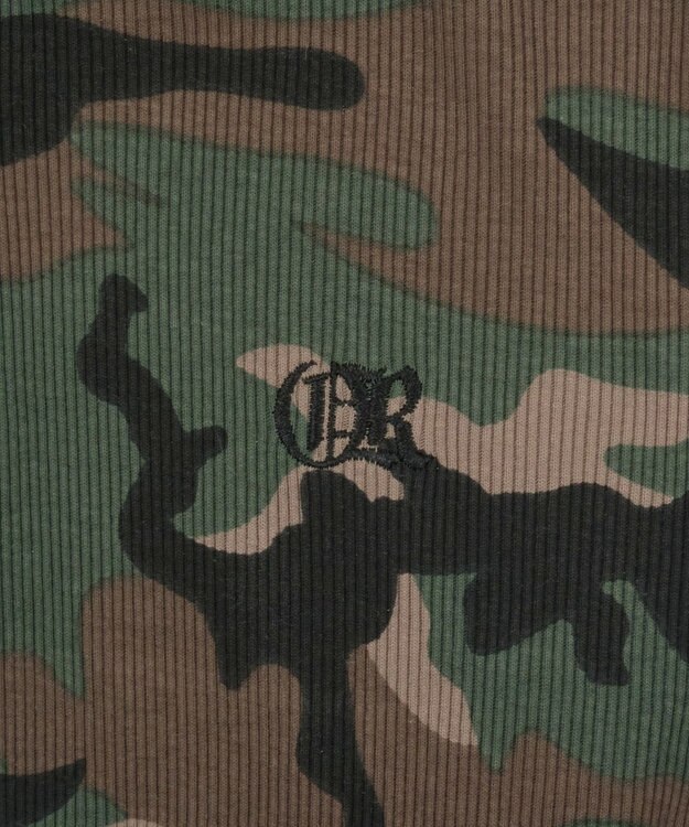 WEGO リブハンソデジップパーカー 柄1