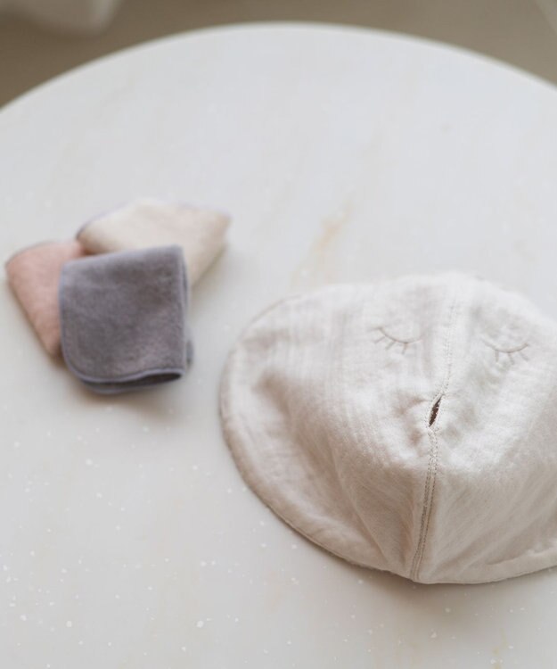 UCHINO 【美肌タオル】美肌フェイシャルマスク ベージュ