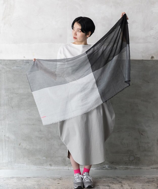 POLS 播州織 極細コットンストール Sサイズ ブラック