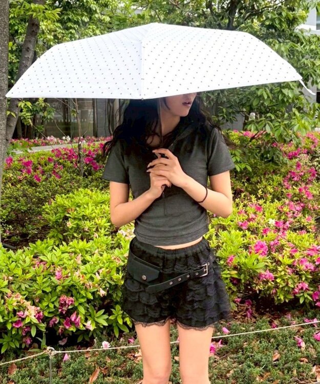 WEGO 【晴雨兼用/折りたたみ傘/日焼け対策/紫外線対策】別注PROTECT　U 柄1