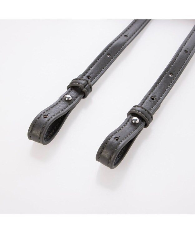 UNBILLION カシュカシュ cachecache / アニマルドローイング刺繍ナイロントート ブラック