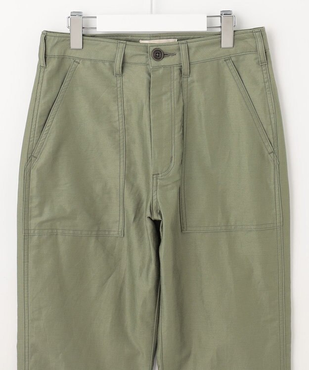 自由区 【XSサイズ~/洗える】GUNG HO（ガンホー） ベイカーパンツ カーキ系