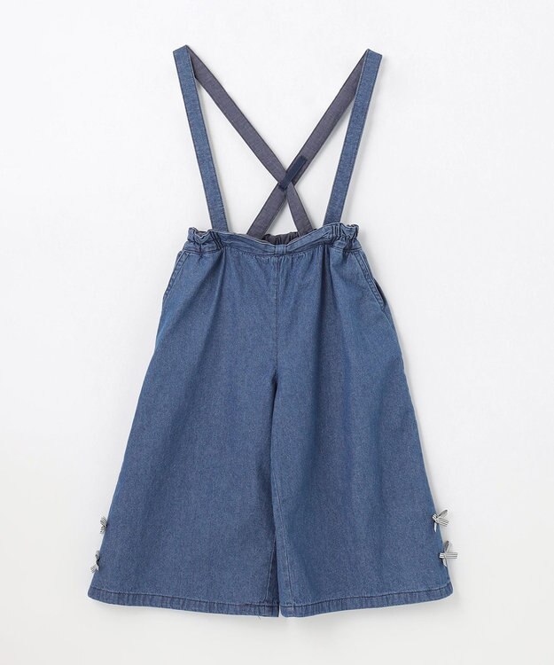 ANY KIDS デニム ガウチョパンツ ネイビー