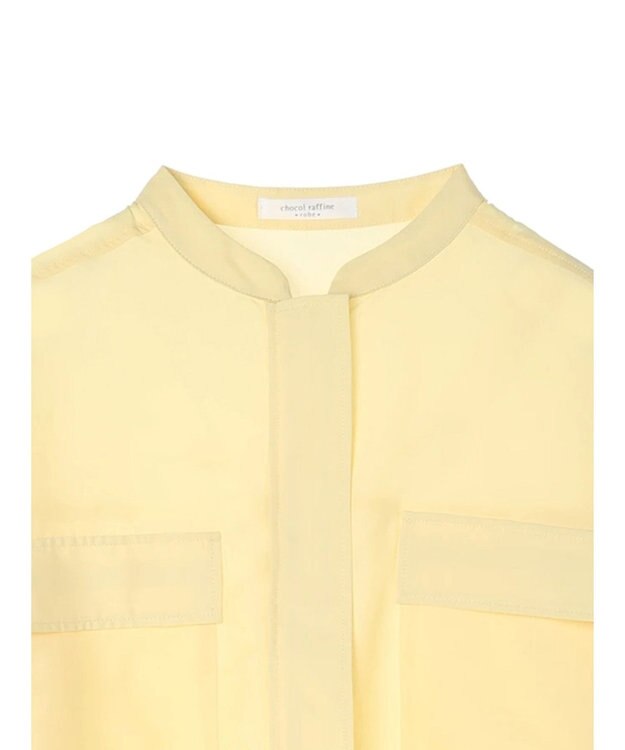 Green Parks シアーショート丈ブルゾン Yellow