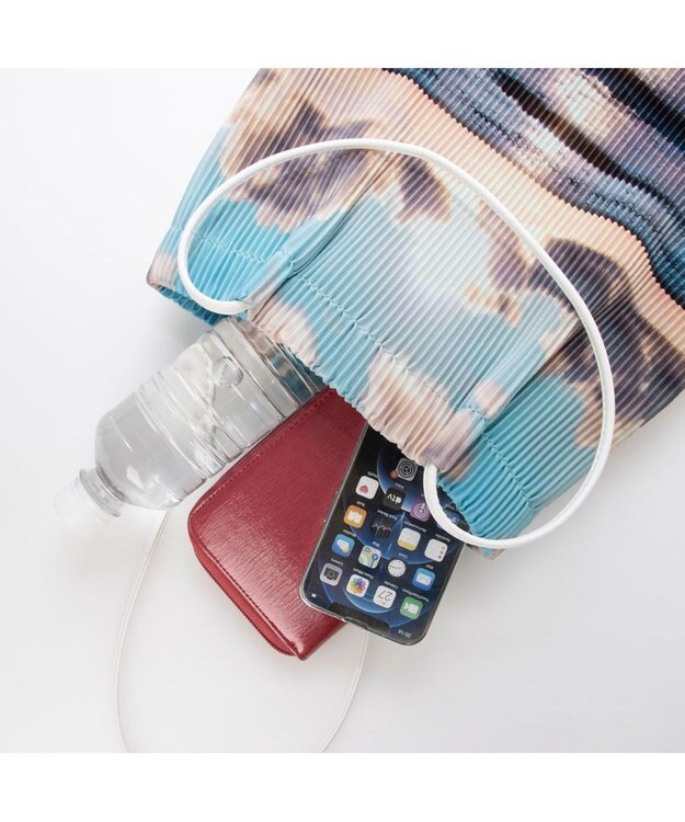 UNBILLION カシュカシュ cachecache / インクジェットプリーツトート ホワイト